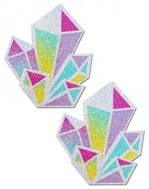 Pastease® Original Brand Dazzling Multi-Color Crystal Cluster Nipple Pasties
