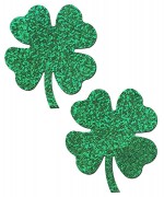 Pastease® Original Brand Pasties Shamrock Lucky Green Four Leaf Clover