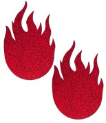 Pastease® Original Brand Pasties Flame Nipple Pasties from USA