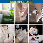 Disposable gloves nitrile Size L blue for Household Medicine Food Garden