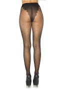 Leg Avenue 7934 Collants Extra-fins Spandex à Pois Coupe Française